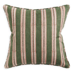 Buzios Rosewood Linen Cushion, 20" x 20"