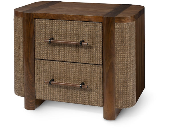 Zoey Walnut Nightstand, 32"W