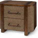 Zoey Walnut Nightstand, 32"W