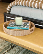 Monarch Round Tray, Natural, Large, 22"Dia