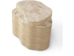 Levine Side Table, Natural, 25.75"W x 21.25"D x 22"H