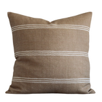 Henry Pillow, Bleached Oak, 22" x 22"