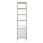 Ambrose Modular Bookcase - Champagne Gold / Cream, 20.50"W