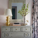 Malena Mirror, Natural Teak/Natural Bone, 30"W x 40"H