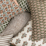 Aravelli Rosewood Linen Cushion, 20" x 20"