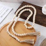 Decorative Wooden Beads, 58"