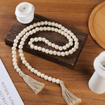 Decorative Wooden Beads, 58"