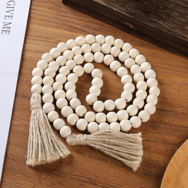 Decorative Wooden Beads, 58"