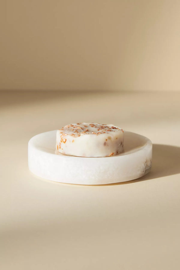 Alabaster Soap Dish, Alabaster/ Unique