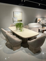 Santorini Dining Table, 106"W x 46"D