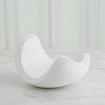Curl Bowl, Matte White, 15"W
