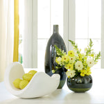 Curl Bowl, Matte White, 15"W