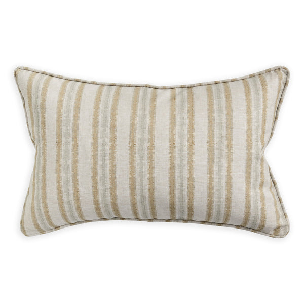 Indira Elm Linen Cushion, 14" x 22"