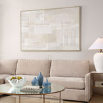 Erase Hand Painted Canvas, 50"W x 74"H