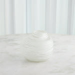 Frosted Stripe Vases, 3 Sizes