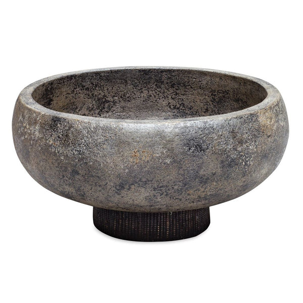 Brixton Bowl, Aged Black, 14"W X 7"H X 14"D