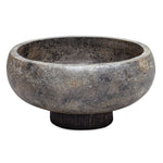 Brixton Bowl, Aged Black, 14"W X 7"H X 14"D
