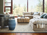 Cielo Stripe Blue Throw, 50" x 70"