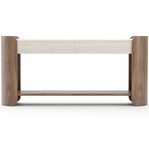Fleur Console Table, 66.75"W x 16"D x 31"H