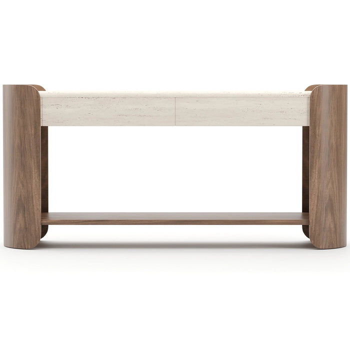 Fleur Console Table, 66.75"W x 16"D x 31"H