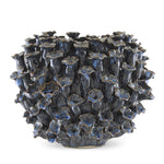 Manitapi Small Blue Vase, 7"H x 8.75"Dia