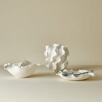 Folios Vase, Matte White, 11.75" H