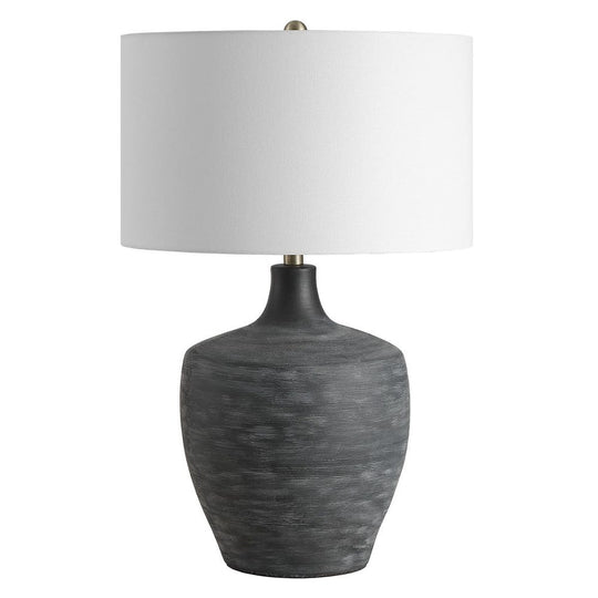Graphite Table Lamp, 25"H