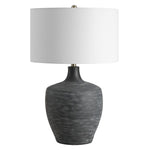 Graphite Table Lamp, 25"H
