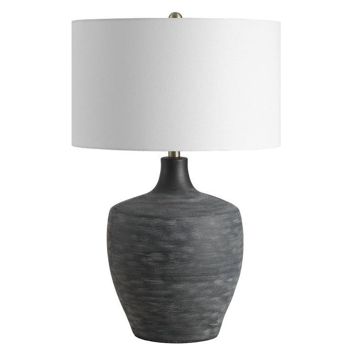 Graphite Table Lamp, 25"H