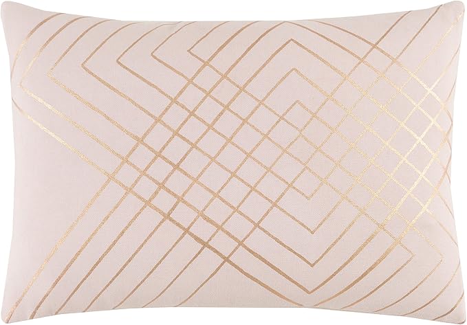 Crescent Maaseik Blush Pillow, 13" x 19"