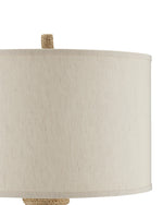 Joppa Table Lamp, Natural Abaca, 28.5"H