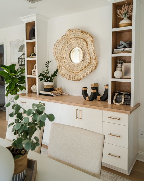 Coco Ruffle Mirror, 37"
