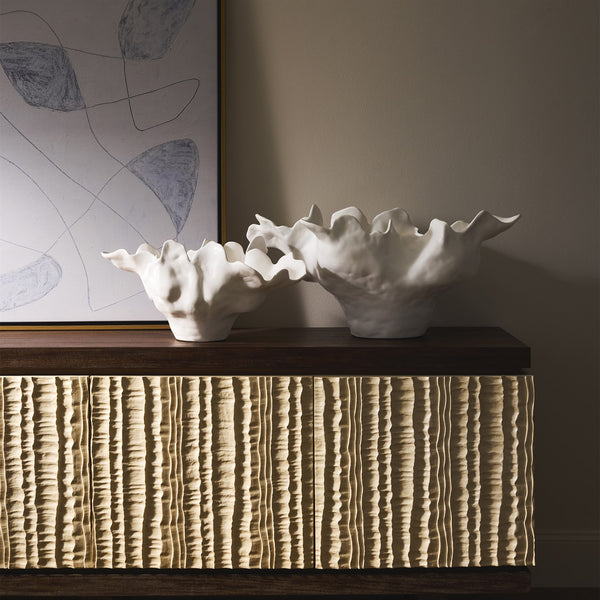 Meteor Bowl, Ivory, 3 Sizes