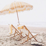 Premium Beach Umbrella, Vintage Yellow