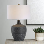 Graphite Table Lamp, 25"H