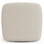 Aline Swivel Chair - White/Cream Chenille