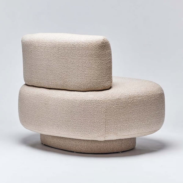 Nuage Swivel Chair, 43"W