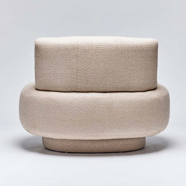 Nuage Swivel Chair, 43"W