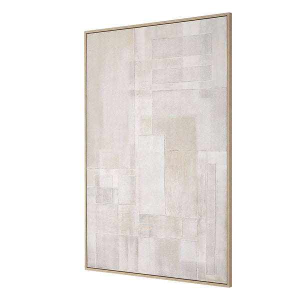 Erase Hand Painted Canvas, 50"W x 74"H