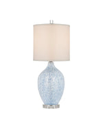 Tinney Blue Table Lamp, 26.25"H