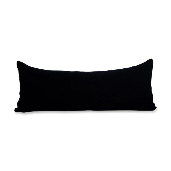 Carmen Black With Grey Stripe, 14" x 36"