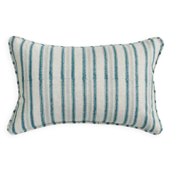 Indira Mineral Linen Cushion, 14" x 22"