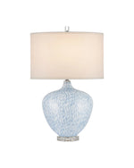Tinney Blue Table Lamp, 26.25"H