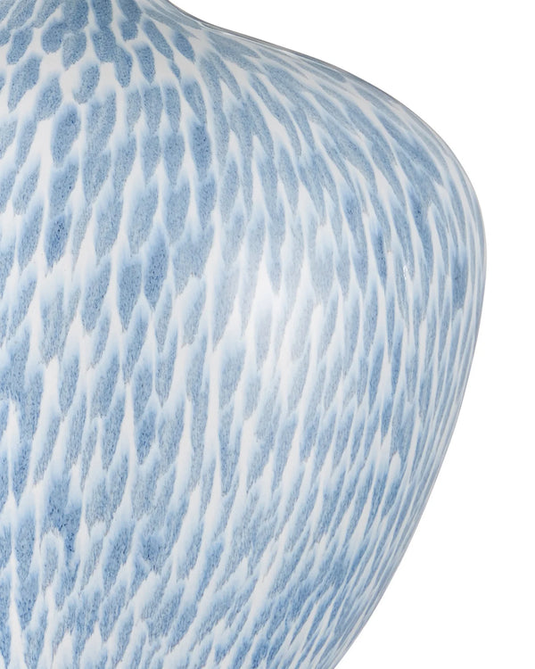 Tinney Blue Table Lamp, 26.25"H