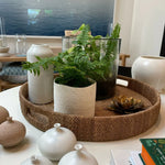 Monarch Round Tray, Natural, Large, 22"Dia