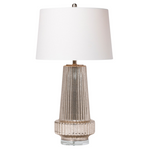 Danette Table Lamp, Ribbed Mercury Glass