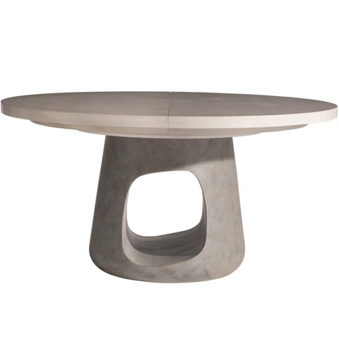 Sereno Extendable Dining Table, 60" Round extends to an 80" Oval