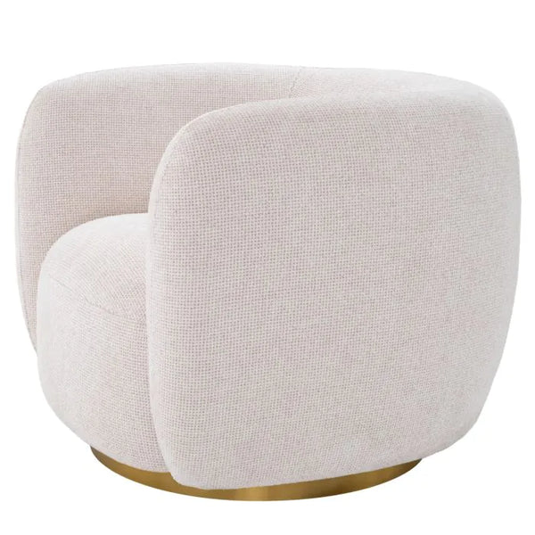 Roxy Swivel Chair, Lyssa Off-White