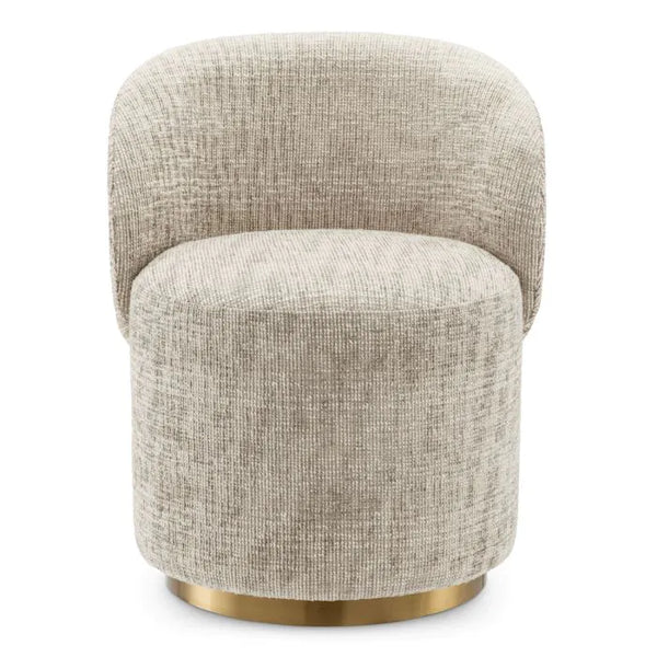 Greer Small Swivel Chair, Creststone Beige