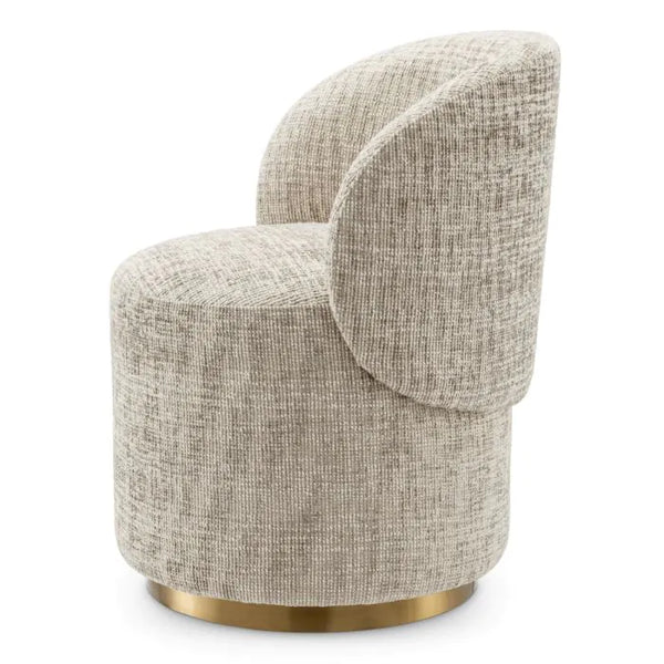 Greer Small Swivel Chair, Creststone Beige
